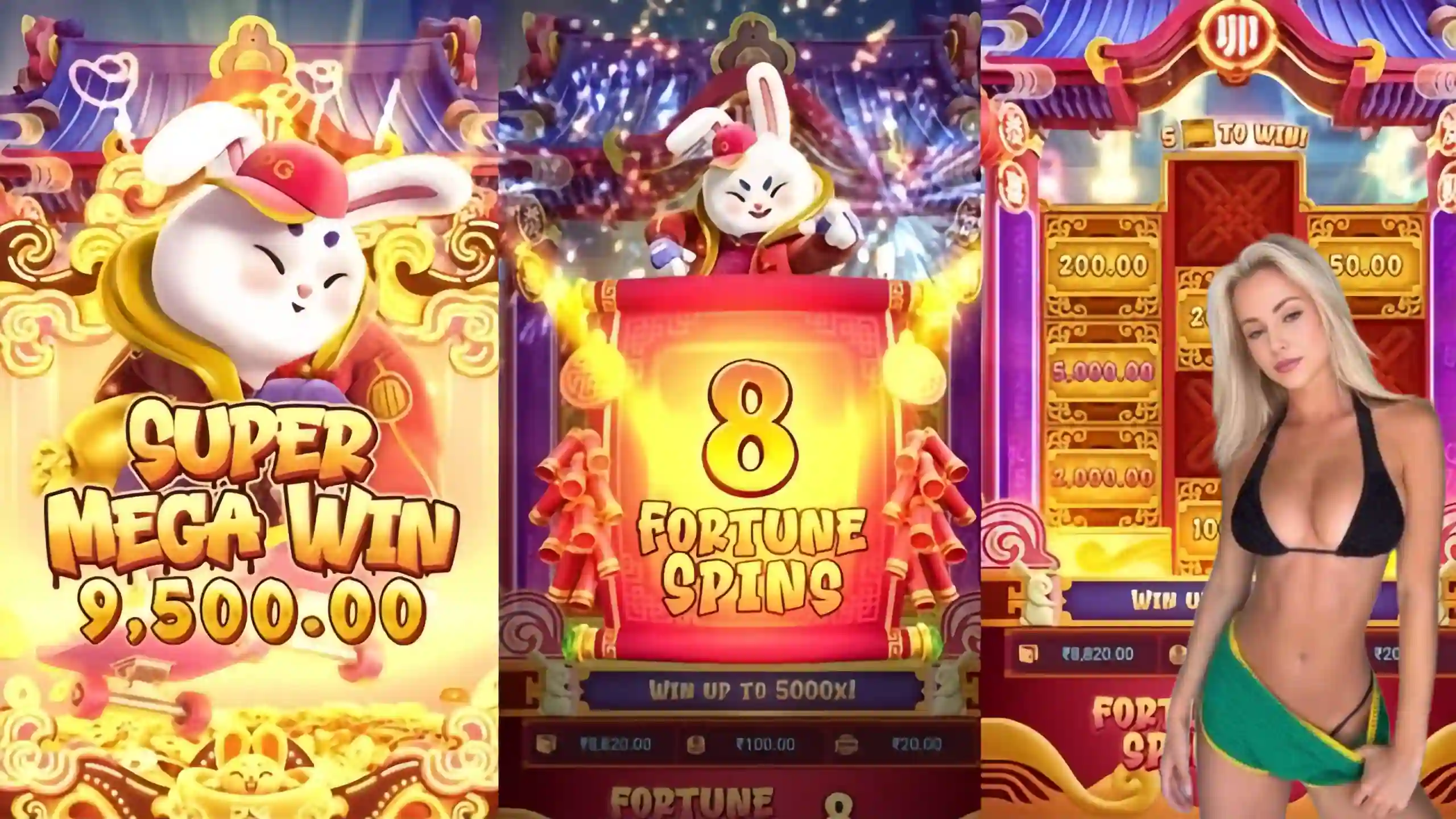 Wild Expansivo Fortune Rabbit mm777 - Coelho Dourado que Expande